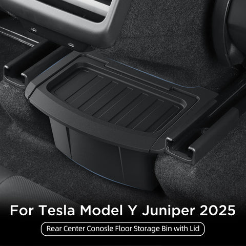 SMABEE for Tesla Model Y Launch 2025 2026 Juniper Car Armrest Rear Storage Box Tray Accessories Tidying Armrest Box Storage s