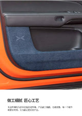 For XPeng G6 Door Anti Kick Pad Suede Scratch-resistant Protective Sticker Front Rear Door Anti Kick Interior Accessories