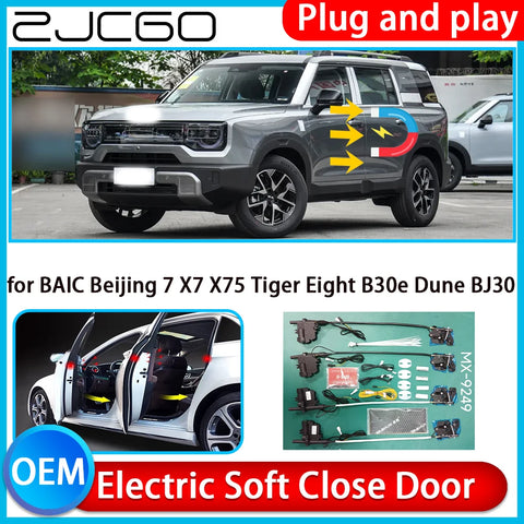 Electric Power Soft Close Door Kit for BAIC X7 X75 2023–2024 Car Interior Accessory ZJCGO