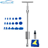 Auto Body Paintless Repair Kit Metal Reverse Hammer Suction Cup Garage Workshop Hand Tools