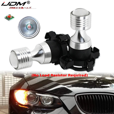 Error Free Amber Turn Signal LED Bulbs BMW Car Interior Accessory iJDM YELLOW