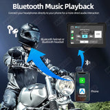 5/7in Waterproof Motorcycle CarPlay GPS Monitor AKAMATE Android Head Unit AKAMATE
