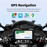 6.25" Wireless CarPlay GPS Motorcycle Digital Display
