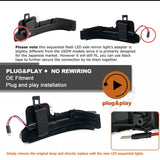 Sequential LED Mirror Turn Signals for Toyota Tacoma Car Interior Accessory iJDM