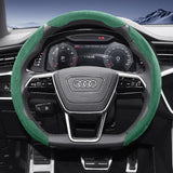 Sports Suede Steering Wheel Cover for Audi Models