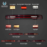 Vland Full LED Tail Lights for Dodge Charger 2011-2014 Car Interior Accessory Vland