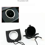Rear Cup Holder Decor Insert for Volvo XC60 2018 Car Interior Accessory LINGLUYANG