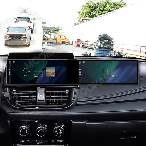 Dual Screen Android Stereo System for Toyota Yaris Vios 2017–2021 Android Head Unit Aotsr 8G256G and 360Camera Eight Core