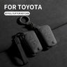 Suede Cars Key Case Cover For Toyota Auris Corolla Reiz Avensis Rav4 Levin Camry Verso Yaris Scion Aygo Protector Keychain Shell