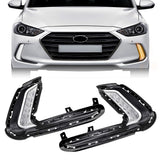 LED Fog Lights DRL for Hyundai Elantra 2016-2018 Car Interior Accessory MAGIC COLORM