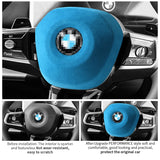 Top Suede For BMW 5er l5 G60 (2023-) X3 G45 (2025-) Steering Wheel Panel Cover Boot Car Premium Interior Accessories Style B