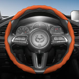 Sporty Wavy Leather Steering Cover for Mazda CX-5