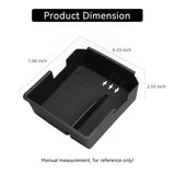 BYD M6 2024 2025 Center Console Armrest Storage Box Car Central Tray Organizer Accessories Stowing Tidying Black Car Interior