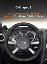 Breathable Carbon Fiber Wheel Cover for Jeep Wrangler