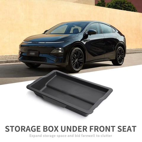 Xpeng G6 2023 2024 Car Storage Box Under Seat Drawer Type Organizer Storage Box Case Interior Accessories Car Interior Access