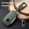 Metal and Leather Car Key Case Cover for Mercedes Benz