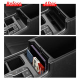 Kia Sorento 2021-2025 Center Console Storage Box Silicone Car Tray Organizer Accessories Tidying Black Car Interior Accessory
