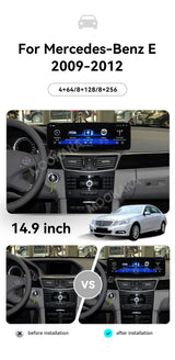 14.9 Inch Android Head Unit with GPS for Mercedes E-Class Android Head Unit Aotsr