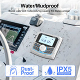 Waterproof Bluetooth Marine Stereo for Boat ATV UTV Car Interior Accessory AKAMATE