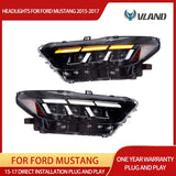 LED Headlights Sequential Signal for Mustang 2015 Car Interior Accessory Vland