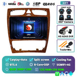 QLED Android Head Unit with GPS Navigation for Mercedes C Class