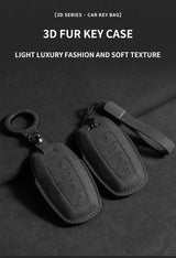 Car Key Case For Great Wall Haval Jolion 2022 H6 H7 H4 H9 F5 F7 F7X F7H H2S GMW Dargo Suede Car Keychain Car Accessory OEM