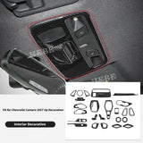 Interior Trim Carbon Fiber Set for Chevy Camaro 2017 Car Interior Accessory HEBE