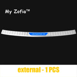 For Leapmotor T03 2024 2025 2026 Car Rear Bumper Cover Trunk Sill Plate Guard Car Accessories Stainless Steel Protector Parts