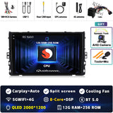 Android 15 QLED Multimedia Stereo for VW Polo VI Jetta MK7