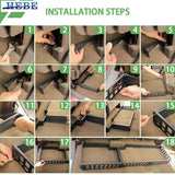 Rear Seat Storage Rack for Chevy Silverado 2014+ Car Interior Accessory HEBE