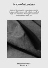 For KIA KX5 Car Gear Shift Lever Boot Cover Protection Decorative Trim Sticker Interior Tuning Accessories Made of Alcantara