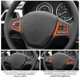 Steering Wheel Trim Frame Sticker for BMW F20 F21 F30 F34 Car Interior Accessory OEM
