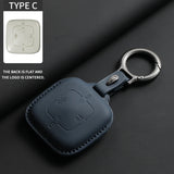 Leather Car Key Case Cover for Zeekr 7X Original Car Color Key Bag Cover Protection