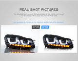 Dual Beam Projector Headlights for VW Golf 6 Mk6 09-14