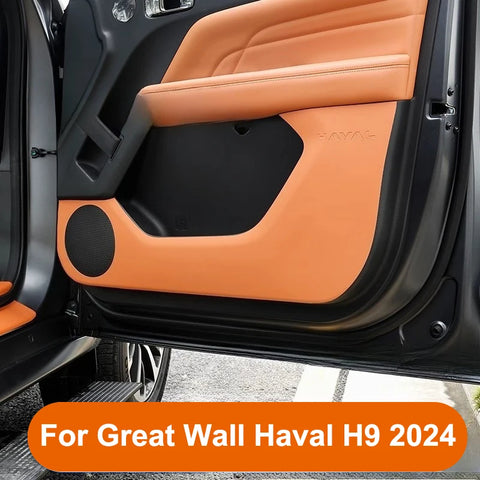 Door Anti Kick Pad for Great Wall Haval H9 2024 - Leather Scratch-resistant Sticker Parking Camera OEM