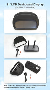 11-Inch Digital Instrument Cluster for BMW 3 Series 2005–2012 Android Head Unit AUTOTOP