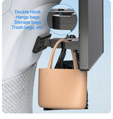 Magnetic Phone Mount Car Backseat Table with Universal Foldable Design