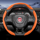 Suede Steering Wheel Cover for Fiat 500 Panda Tipo
