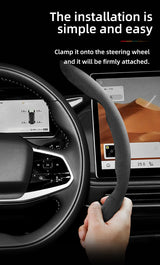 Deepal Snap-On Suede Steering Wheel Cover Protective