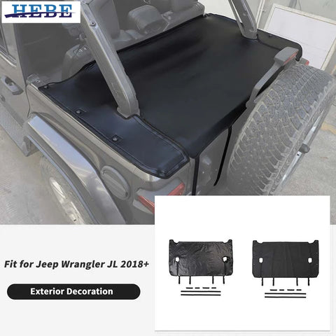 Trunk Isolation Cover Mat for Jeep Wrangler JL 4-Door Car Interior Accessory HEBE