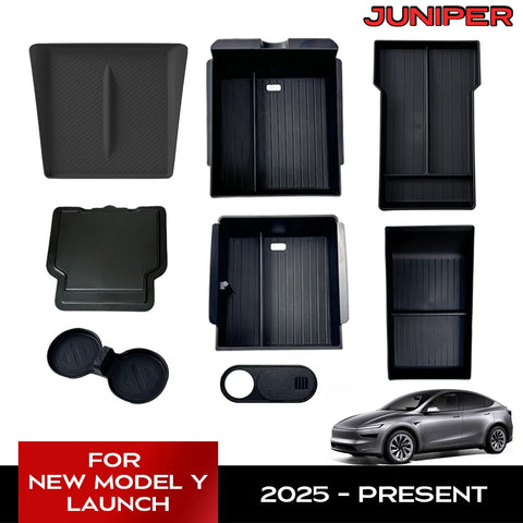 Console & Armrest Storage Box for Tesla New Model Y 2025 Launch Juniper Car Interior Accessory, Console & Armrest Storage Box