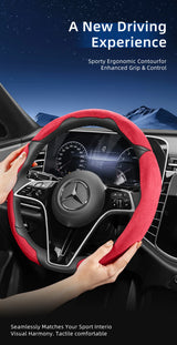 Mercedes Sports Suede Snap-On Wheel Cover 2Pc