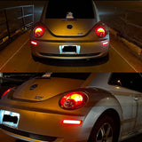 LED Rear Bumper Reflector Red Light for Volkswagen Beetle 2006-2010 Car Interior Accessory iJDM