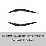 BMW 1 Series F20 F21 LCI 118i 120i 15-19 Car Headlight Eyebrow Decal Sticker Car Exterior Accessories