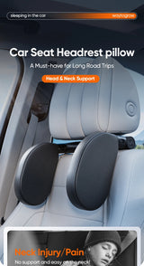 Long-Distance Travel Comfort Adjustable Car Headrest with Waterproof PVC Leather Car Accessory OEM