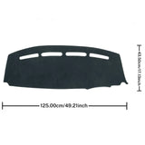 Sunshade Dashboard Protective Cover for Fiat 500 2008–2023 Dashboard Mat CATUSIKI