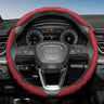 Wave-Shaped Breathable Leather Cover for Audi A4