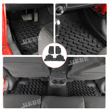 TPE Waterproof Floor Mats & Liner for Jeep Wrangler JK