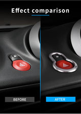 Warning Light Button Trim for Smart 453 Car Interior Accessory GMUNI