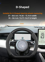 Zeekr Suede Carbon Fiber Steering Wheel Cover Trim Car Interior Accessory Hocasen